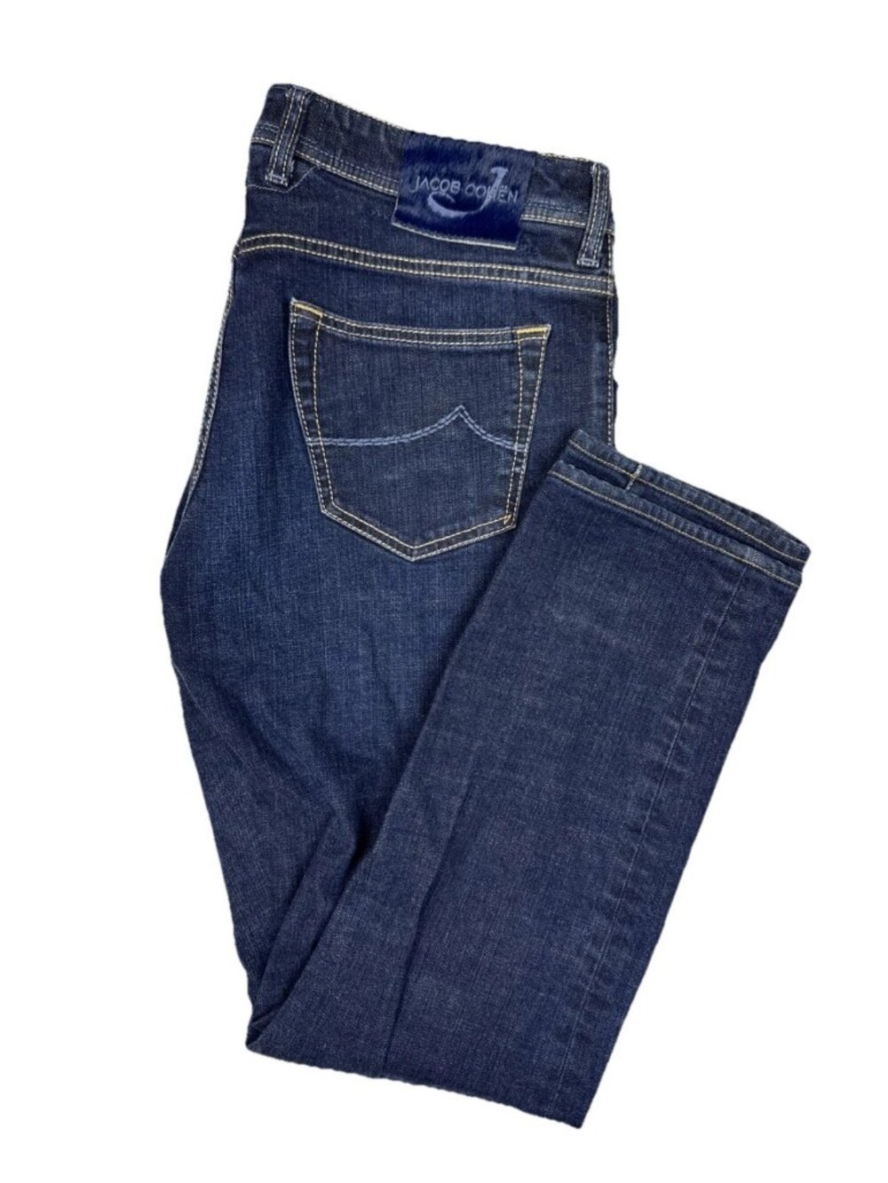 Jacob Cohen Tailored Jeans Men 36X32 Handmade Italy Premium Stretch Denim Slim
